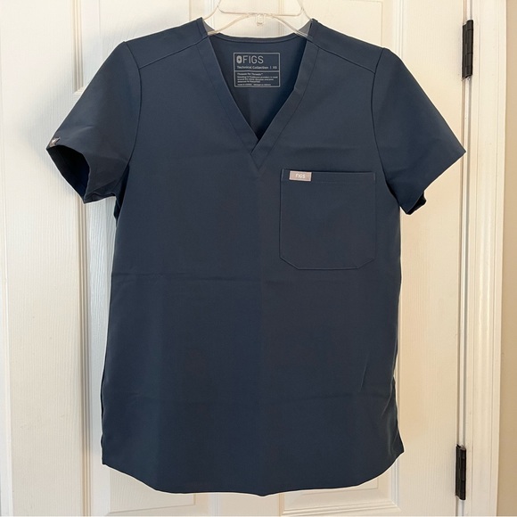 Figs Tops Figs Dark Harbor Catarina Scrub Top Poshmark